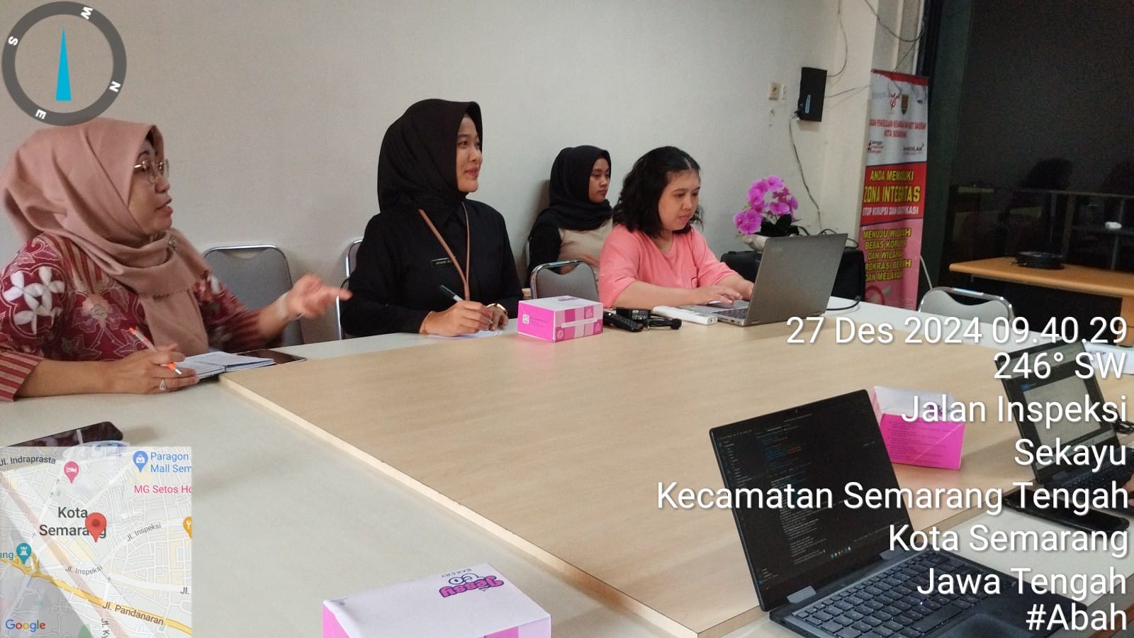 Rakor Persiapan Penyerahan Dokumen Pelaksanaan Anggaran dan Pakta Integritas APBD TA. 2025 serta Doa Bersama Akhir Tahun 2024